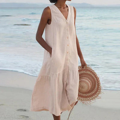 BIANCA – Hemdkleid Ärmellos Sommer