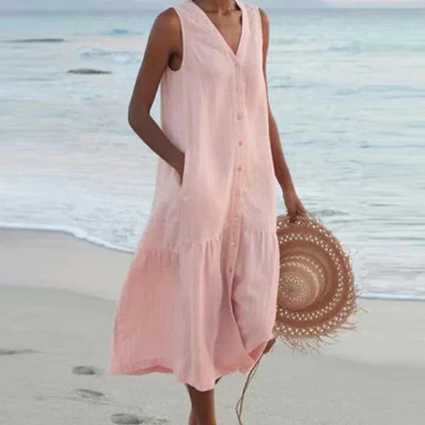 BIANCA – Hemdkleid Ärmellos Sommer