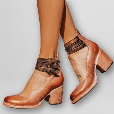 Sylvia | Vintage Sandalen mit Absatz