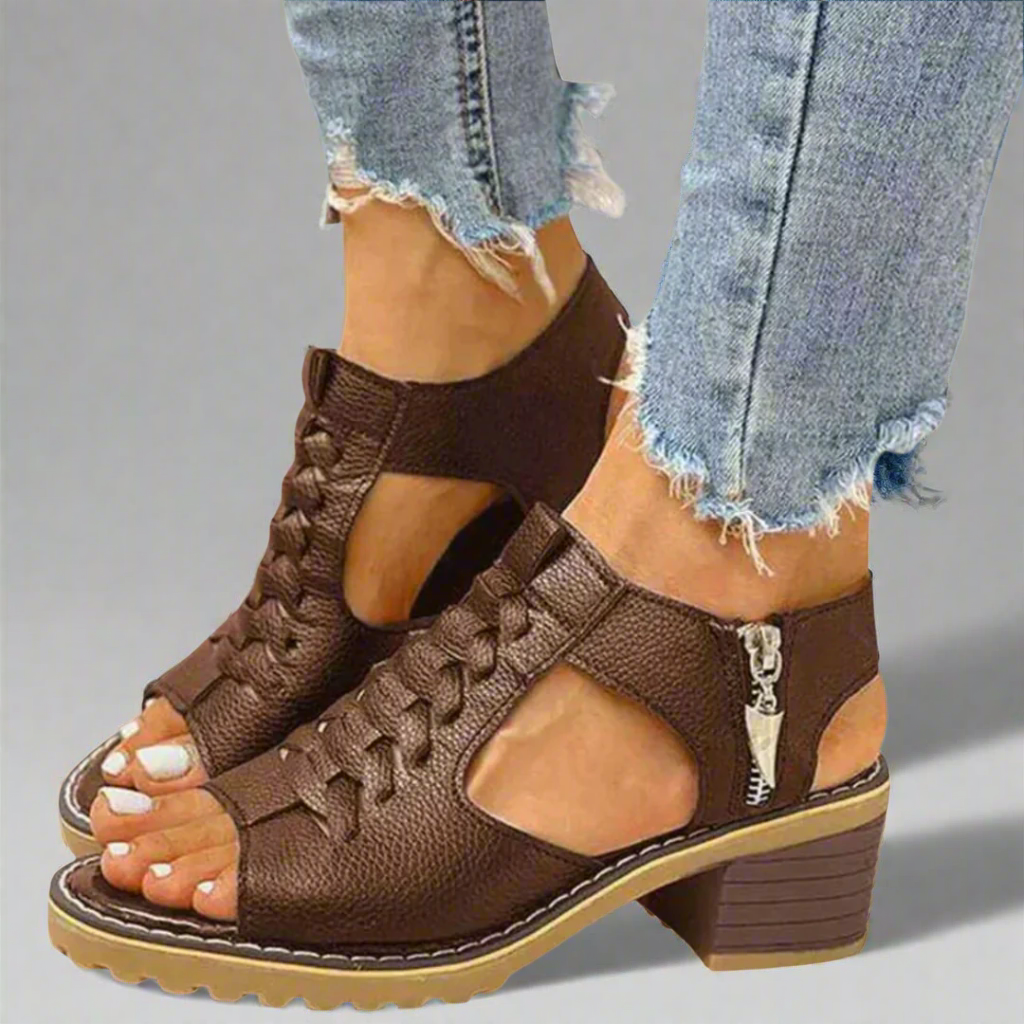 GERTRUD – Orthopädische Absatzsandalen