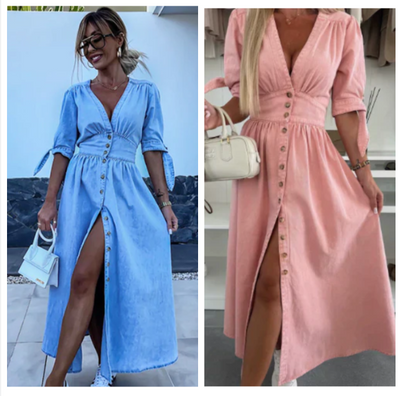 MILENA – Kleid Denim