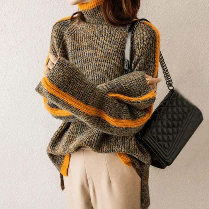 Fave | Hochgeschlossener Strickpullover