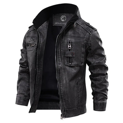 Leon | Klassische Herrenlederjacke