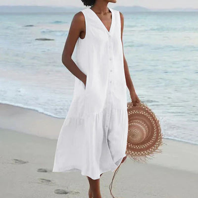 BIANCA – Hemdkleid Ärmellos Sommer