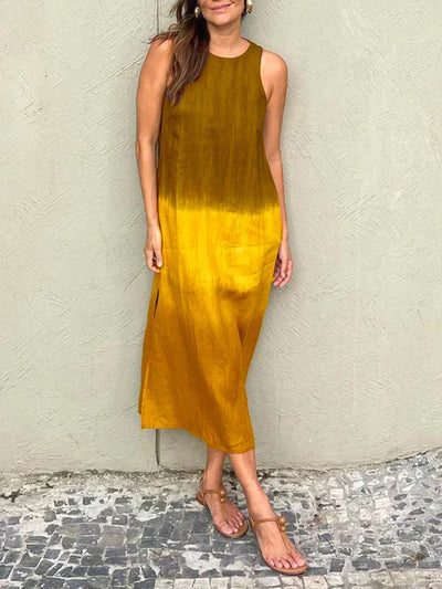 AMALIA – Maxikleid Natürlich