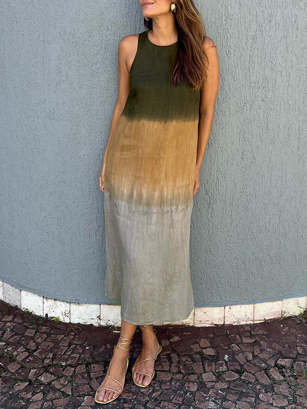 AMALIA – Maxikleid Natürlich
