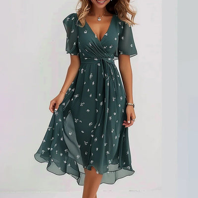 ARLINA – Mühelos elegantes Chiffonkleid
