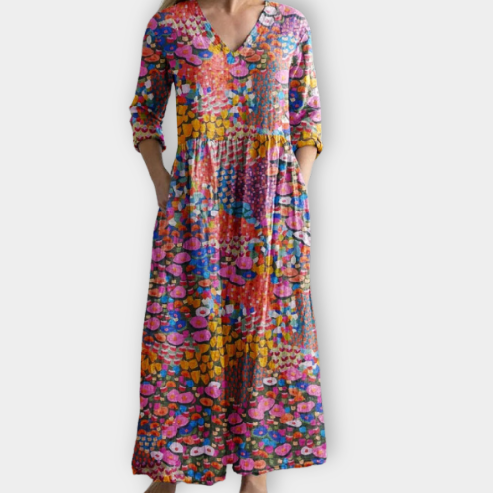 Prisanda | Boho Maxikleid aus weichem Premiumstoff