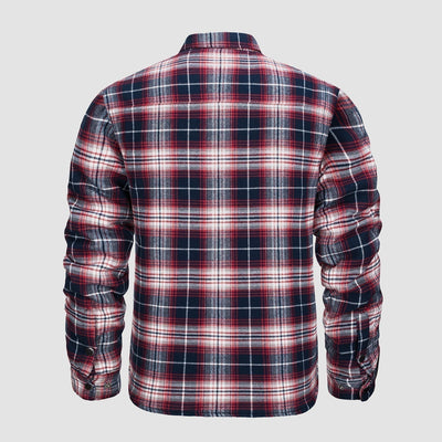 Vielseitiges Design Kariertes Bomberjacke