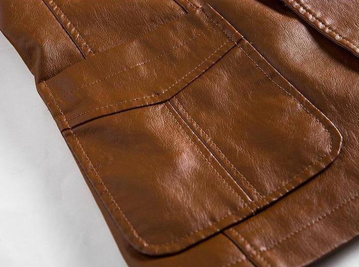 Herren Lederblazer