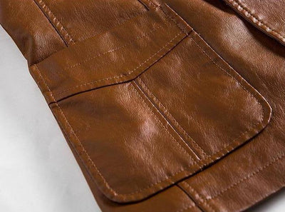 Herren Lederblazer