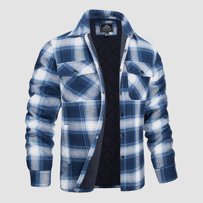 Vielseitiges Design Kariertes Bomberjacke