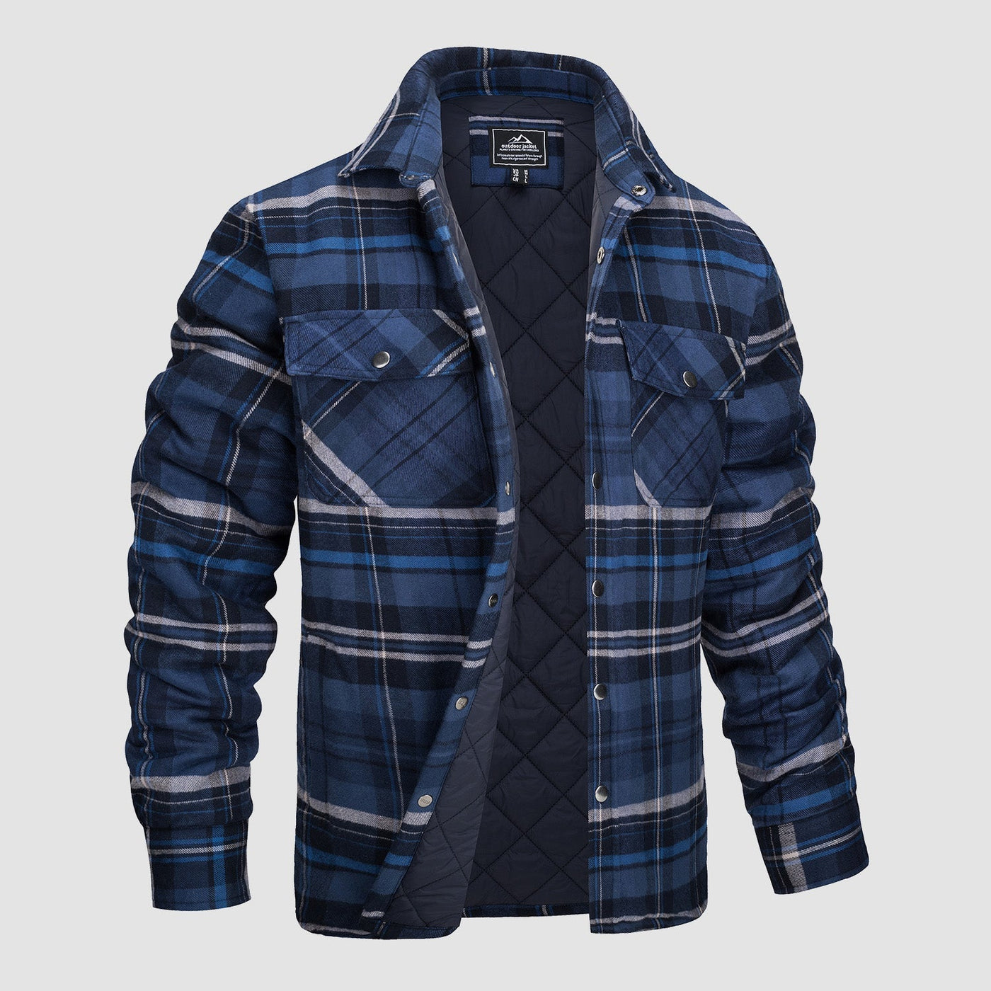 Vielseitiges Design Kariertes Bomberjacke