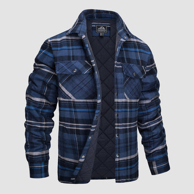 Vielseitiges Design Kariertes Bomberjacke