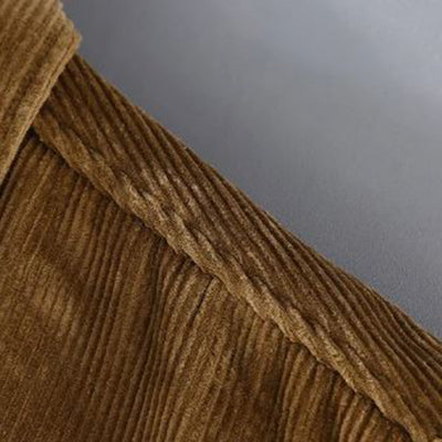Weste aus Cord mit Klassischem Design