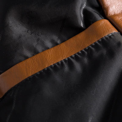 Herren Lederblazer