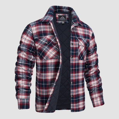 Vielseitiges Design Kariertes Bomberjacke