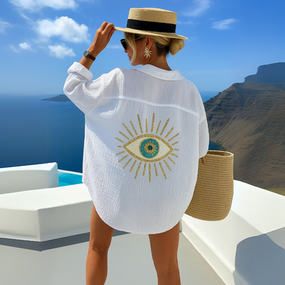 ANNEMIEK – Lässige Bluse im Ibiza-Stil