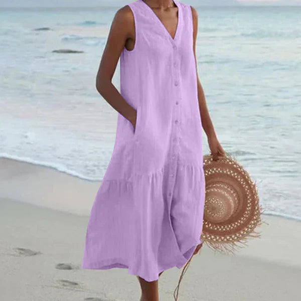 BIANCA – Hemdkleid Ärmellos Sommer
