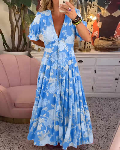 CATERINA – Maxikleid Blumig Feminin