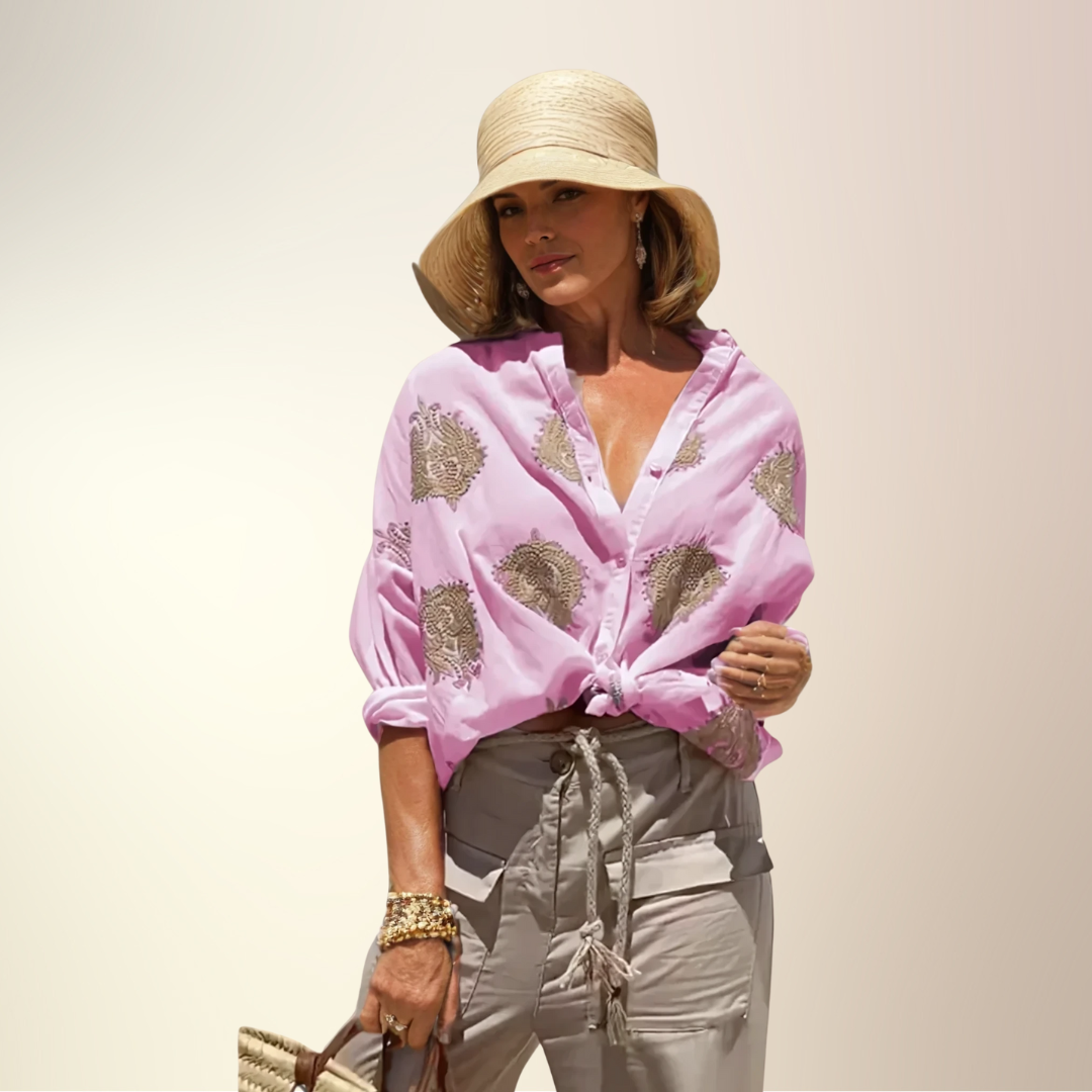 SIMONE – Schicke Bluse im Ibiza-Stil