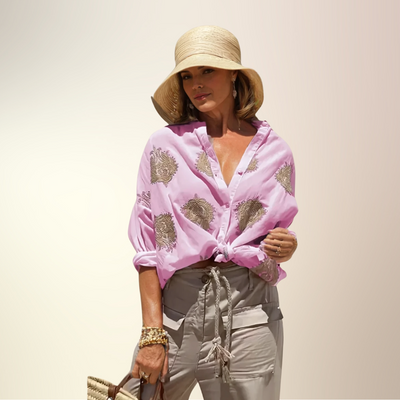 SIMONE – Schicke Bluse im Ibiza-Stil