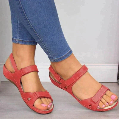 Ameli | Stilvolle Komfortsandalen mit Klettverschluss