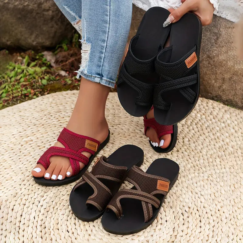 RENATE – mesh bogenstütz sandalen