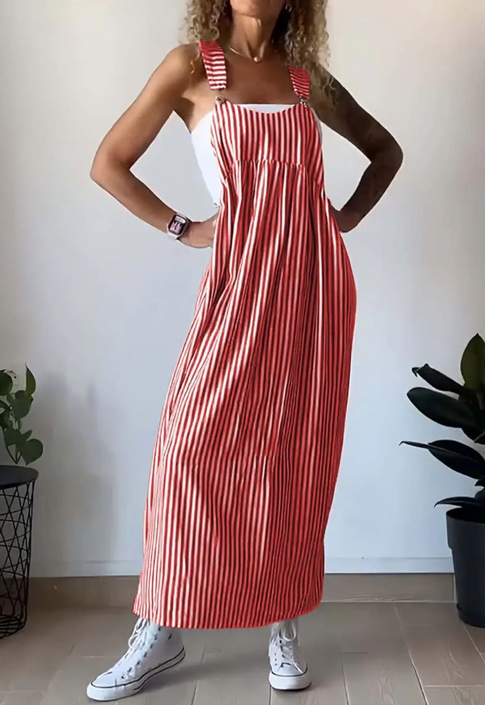 ALICE – Lässiger Jumpsuit mit Streifenmuster