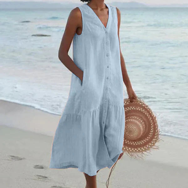 BIANCA – Hemdkleid Ärmellos Sommer