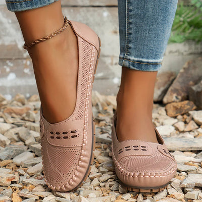 CLARA – Atmungsaktive Vintage-Ballerinas