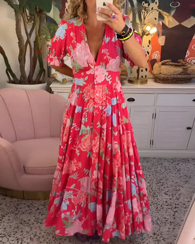 CATERINA – Maxikleid Blumig Feminin