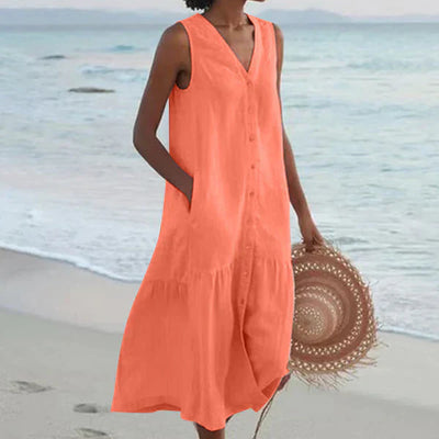 BIANCA – Hemdkleid Ärmellos Sommer