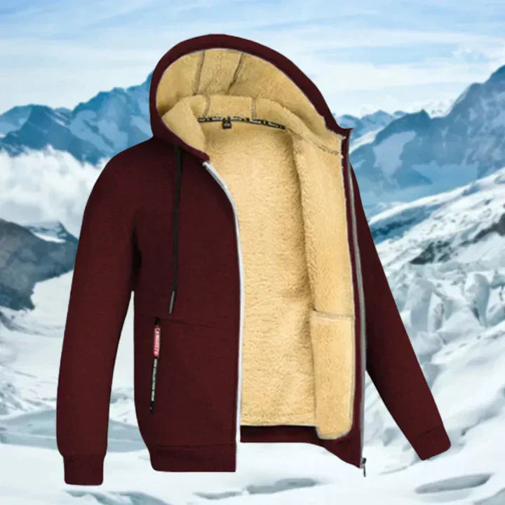 Gilben - Winterjacke für Herren mit Kapuze und Fleece-Futter