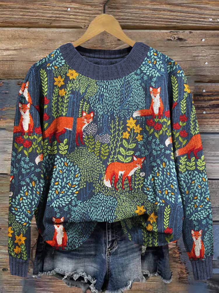 Sally™ | Pullover für Füchse im Wald