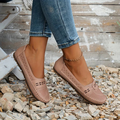 CLARA – Atmungsaktive Vintage-Ballerinas