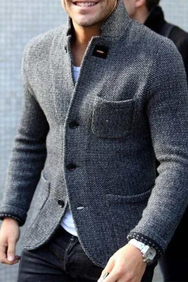 Carter | Warme Retro-Strickjacke