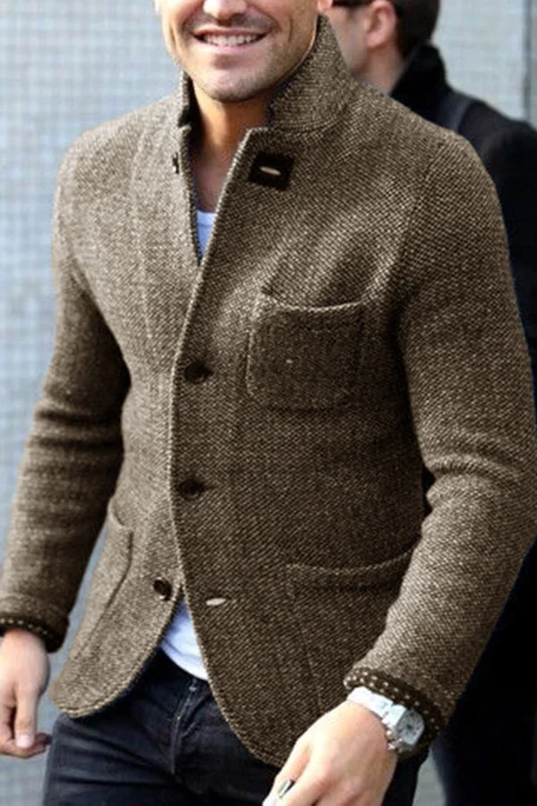Carter | Warme Retro-Strickjacke