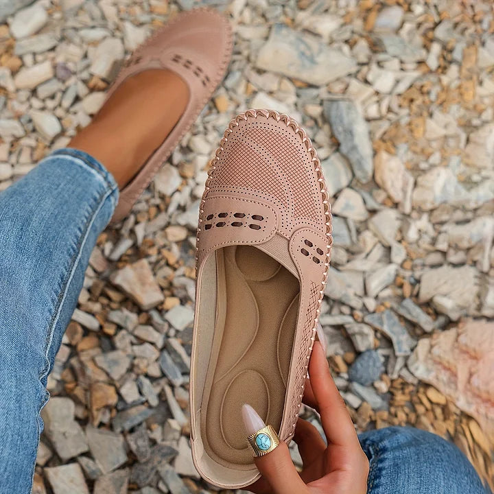 CLARA – Atmungsaktive Vintage-Ballerinas
