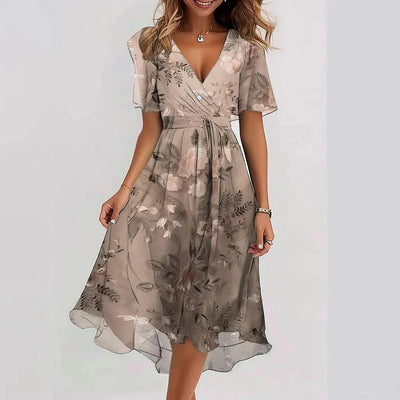 ARLINA – Mühelos elegantes Chiffonkleid