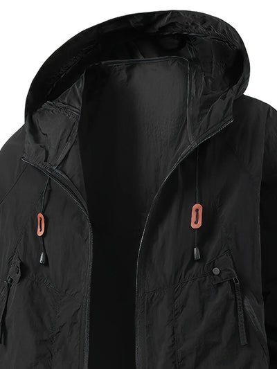Carter | Wasserdichte Outdoor-Windjacke mit verstellbarer Kapuze