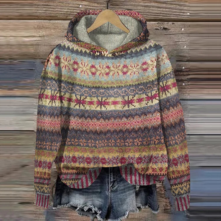 Anja | Ethnischer Musterpullover