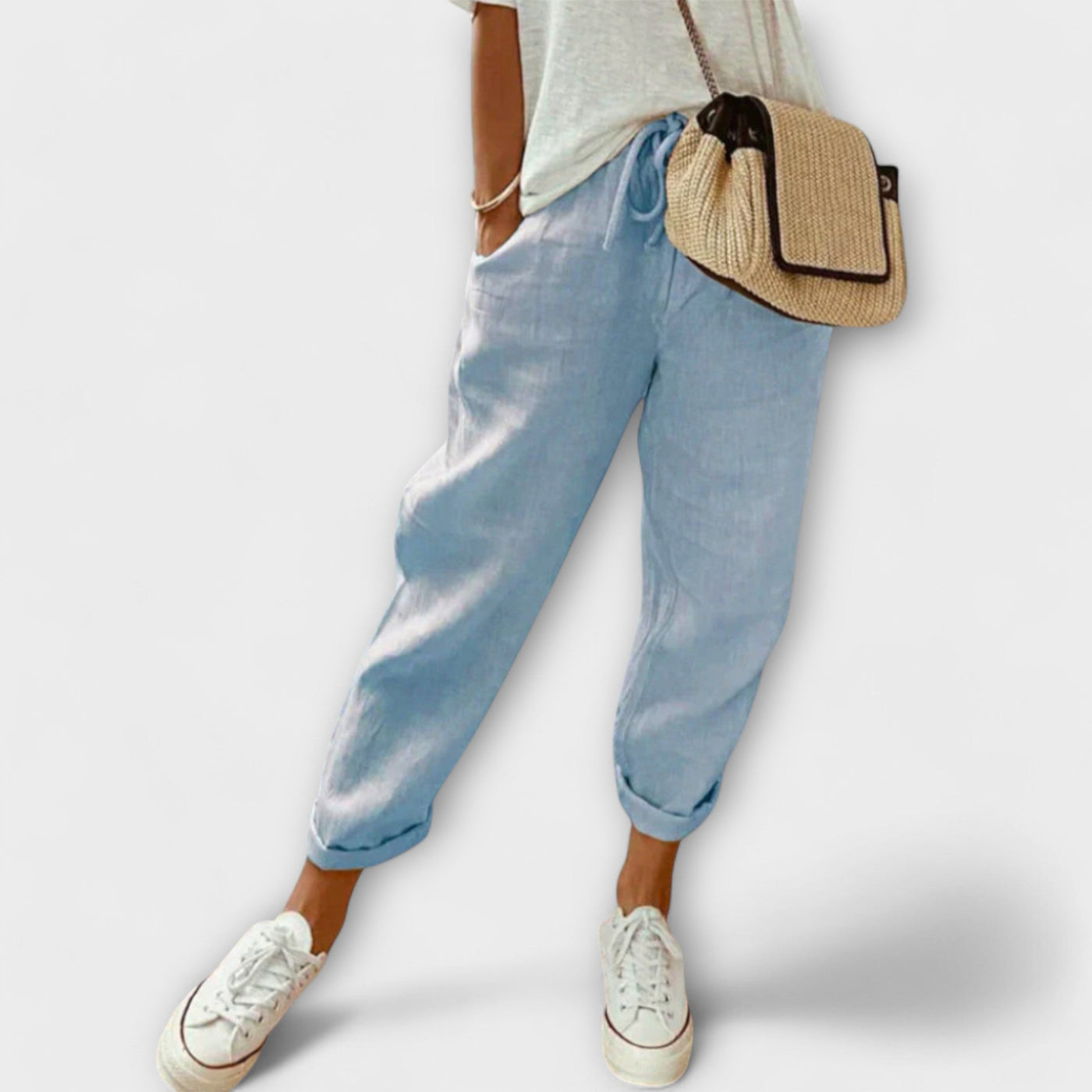 BIBI – Elegante, lässige Leinenhose