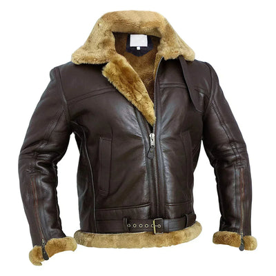 Maverick™ - Shearling-Lederjacke