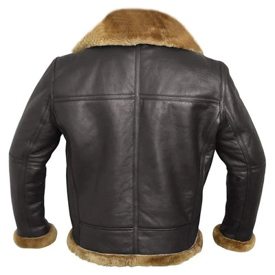 Maverick | Shearling-Lederjacke