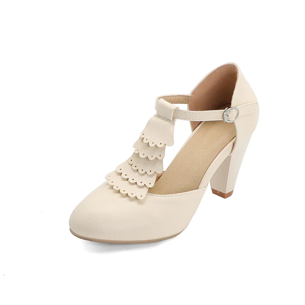 CAMILA – T Riemchen Plateau Mary Janes