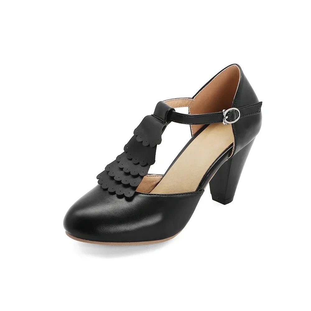 CAMILA – T Riemchen Plateau Mary Janes