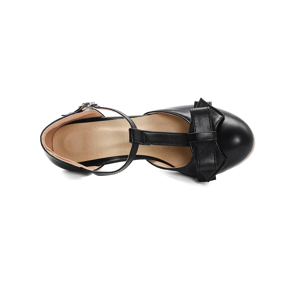 CAMILA – T Riemchen Plateau Mary Janes