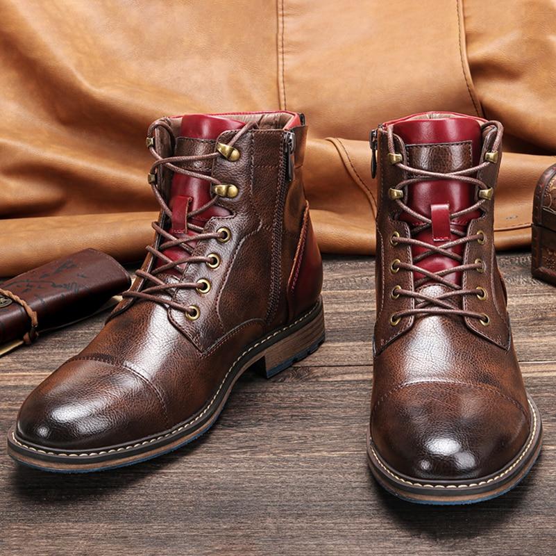 Cris™ | Premium Handgefertigte Leder Oxford Stiefel für Herren