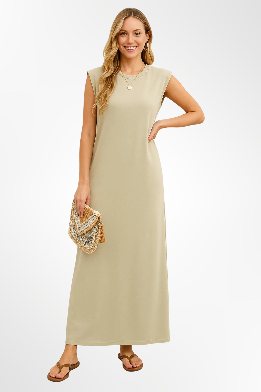Emma - Langes Fließendes Kleid